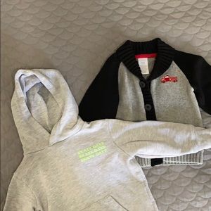 2 toddler sweaters